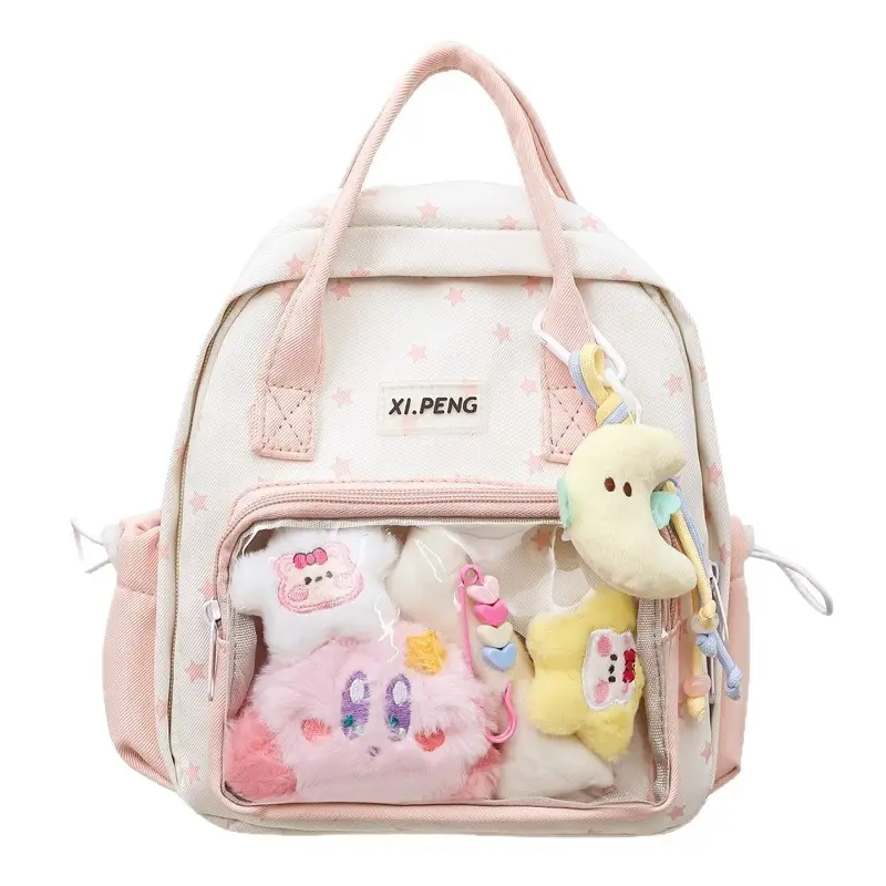 Cute Transparent Dual-Purpose Backpack for Girls - Image 7