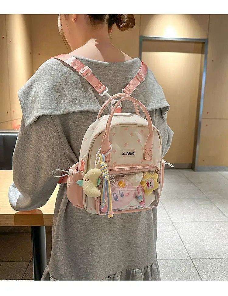 Cute Transparent Dual-Purpose Backpack for Girls — feature 10