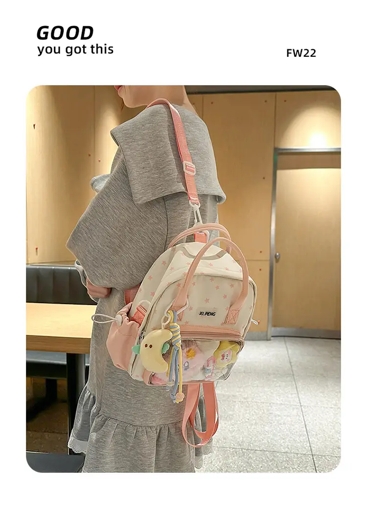 Cute Transparent Dual-Purpose Backpack for Girls — feature 11