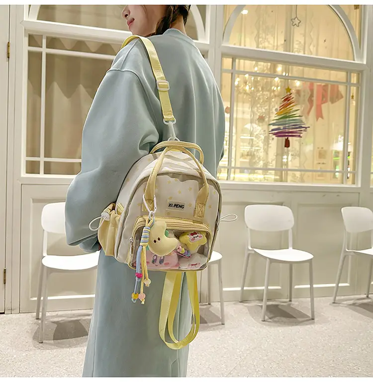 Cute Transparent Dual-Purpose Backpack for Girls — feature 13