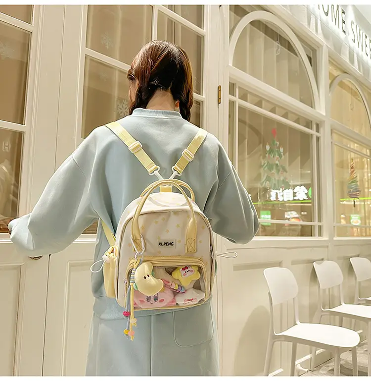 Cute Transparent Dual-Purpose Backpack for Girls — feature 14