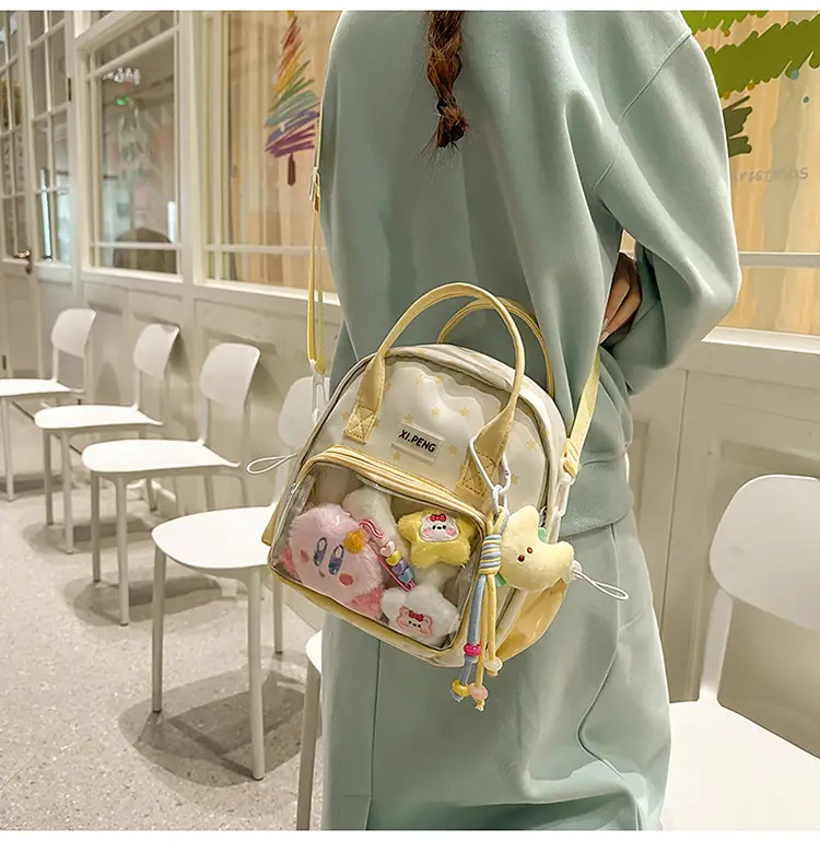 Cute Transparent Dual-Purpose Backpack for Girls — feature 15