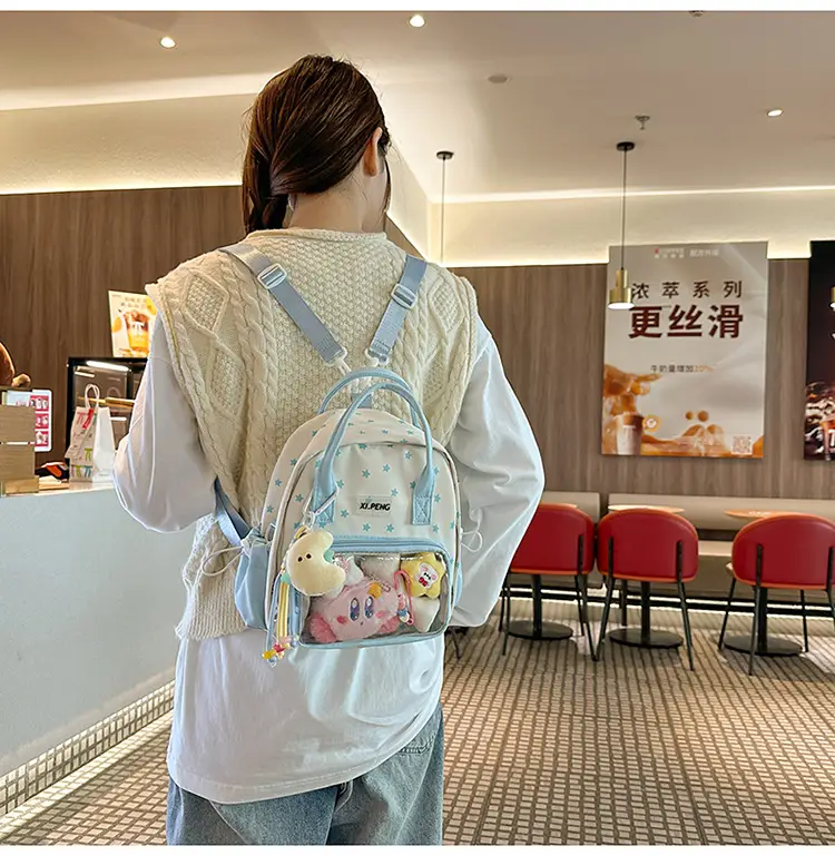 Cute Transparent Dual-Purpose Backpack for Girls — feature 16