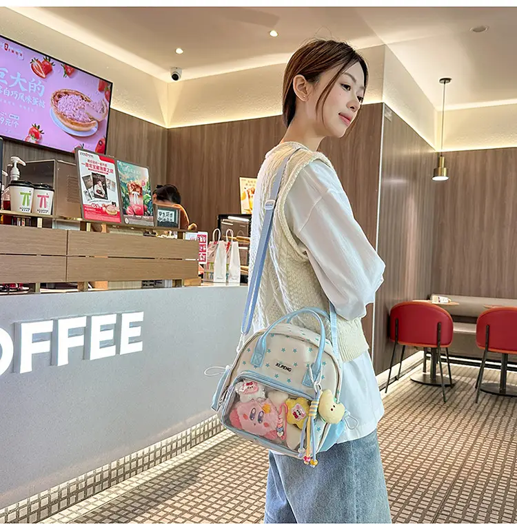 Cute Transparent Dual-Purpose Backpack for Girls — feature 18