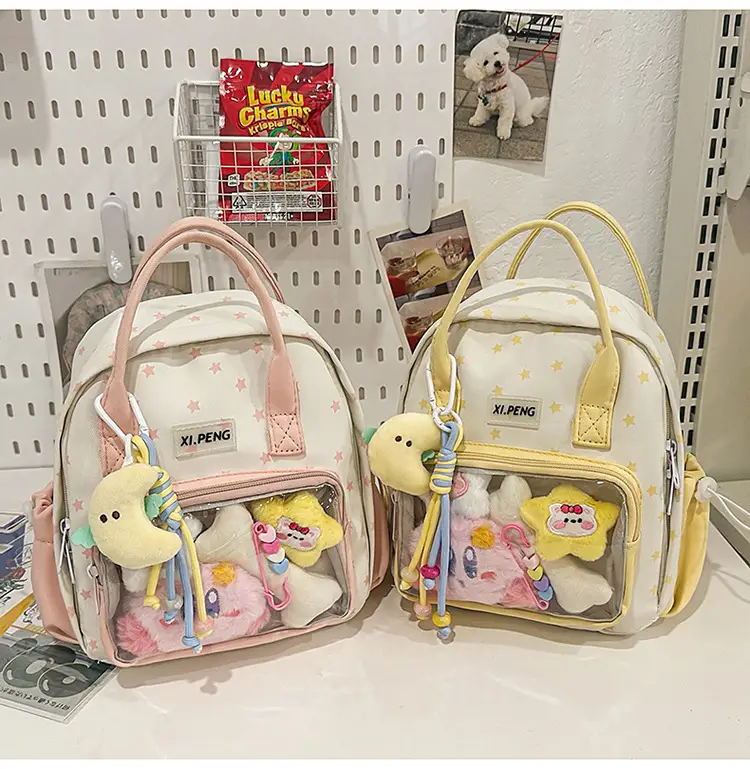 Cute Transparent Dual-Purpose Backpack for Girls — feature 8