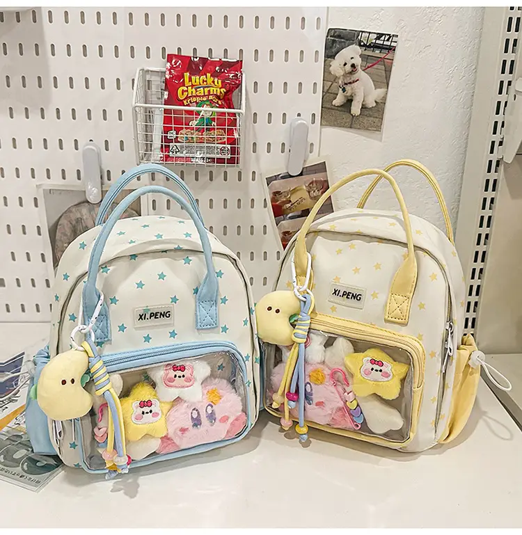 Cute Transparent Dual-Purpose Backpack for Girls — feature 9
