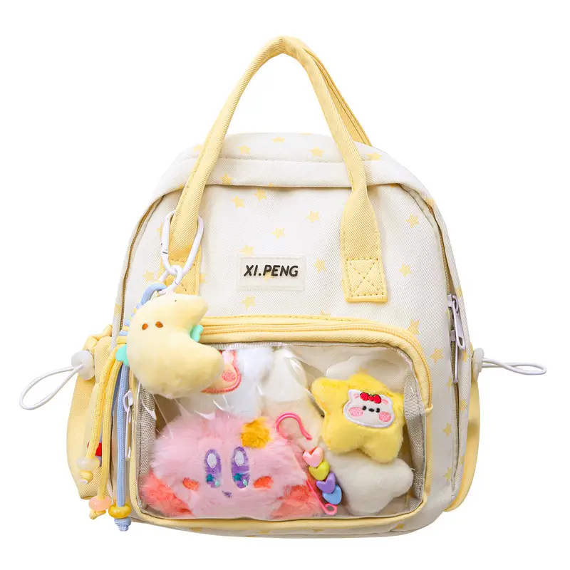 Cute Transparent Dual-Purpose Backpack for Girls - Image 2