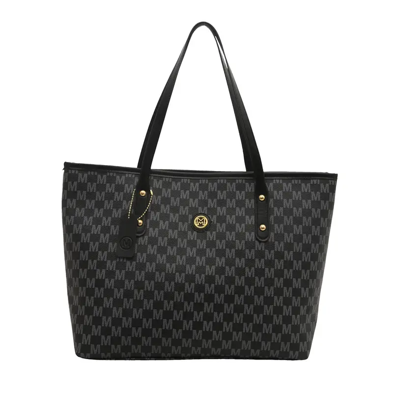 Trendy Checkered Women's Shoulder Bag Large Capacity - Image 9