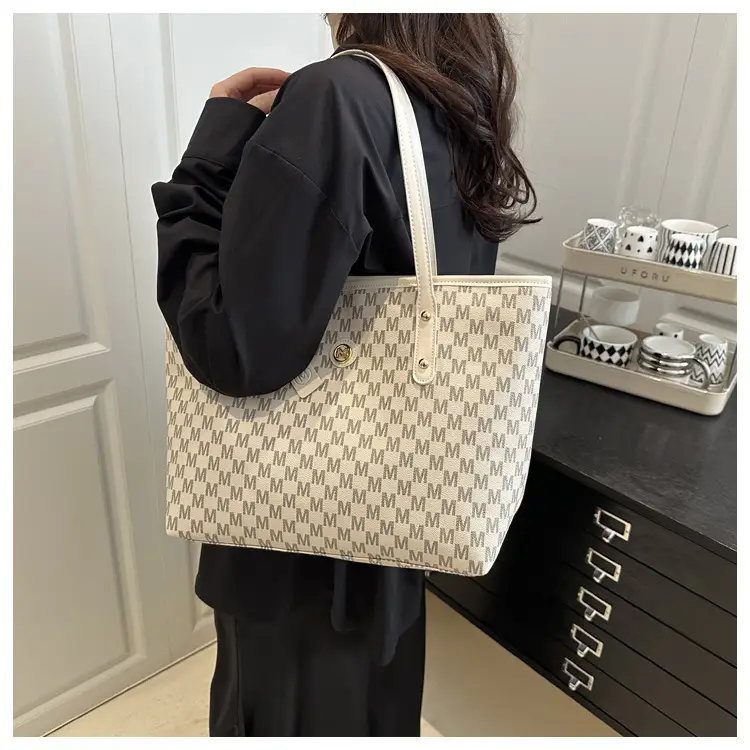 Trendy Checkered Women's Shoulder Bag Large Capacity — feature 10