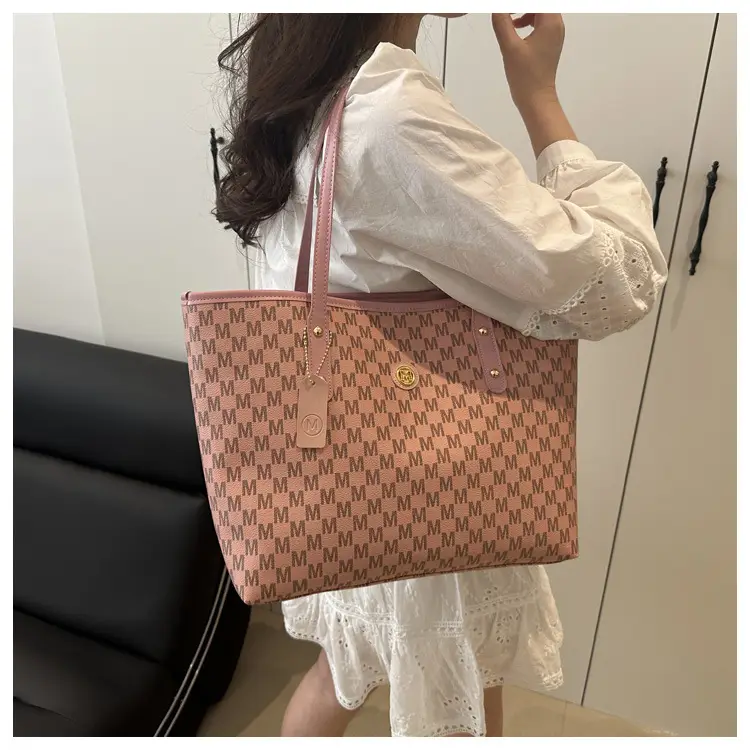 Trendy Checkered Women's Shoulder Bag Large Capacity — feature 11