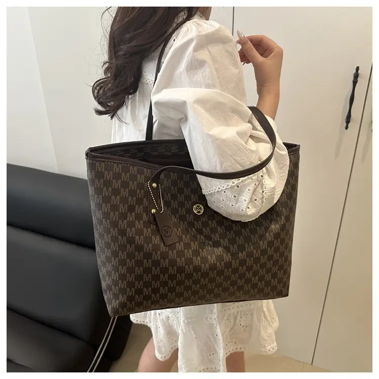 Trendy Checkered Women's Shoulder Bag Large Capacity — feature 14