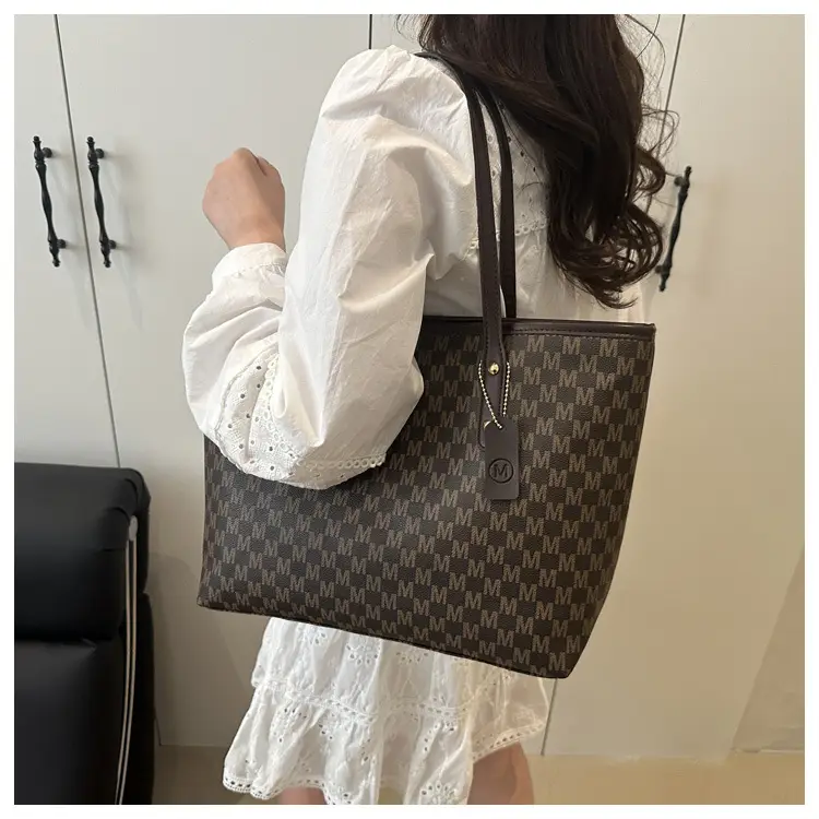 Trendy Checkered Women's Shoulder Bag Large Capacity — feature 16