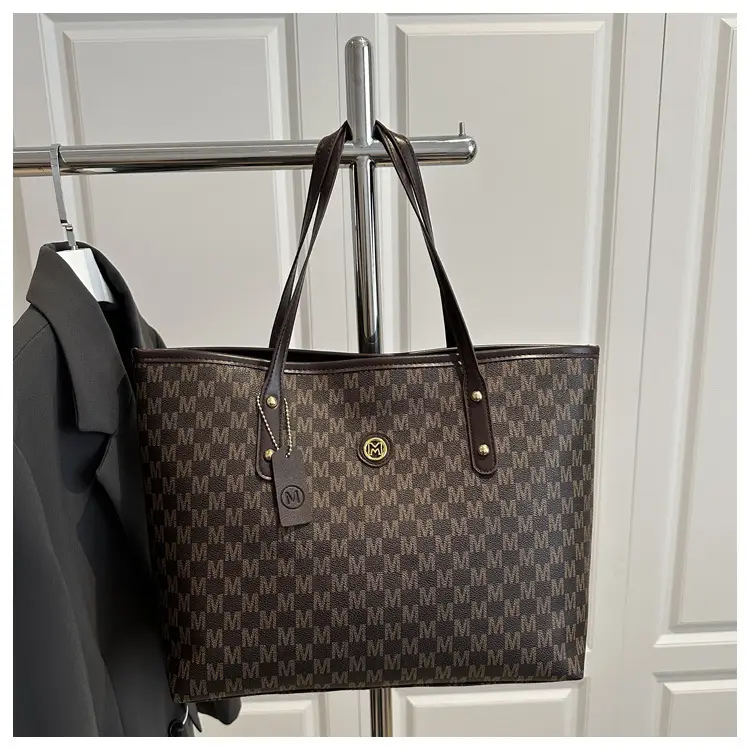 Trendy Checkered Women's Shoulder Bag Large Capacity — feature 23