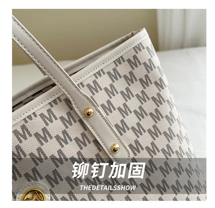 Trendy Checkered Women's Shoulder Bag Large Capacity — feature 5