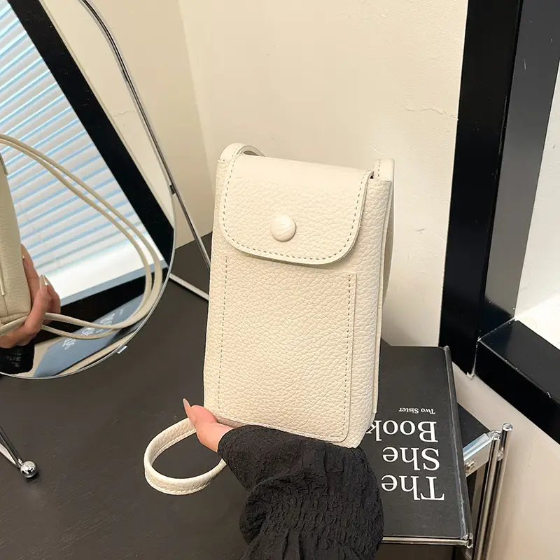 Red Leather Shoulder Crossbody Bag for Women 2025