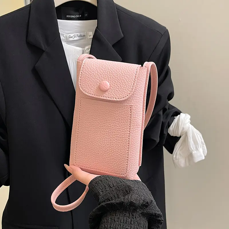 Red Leather Shoulder Crossbody Bag for Women 2025