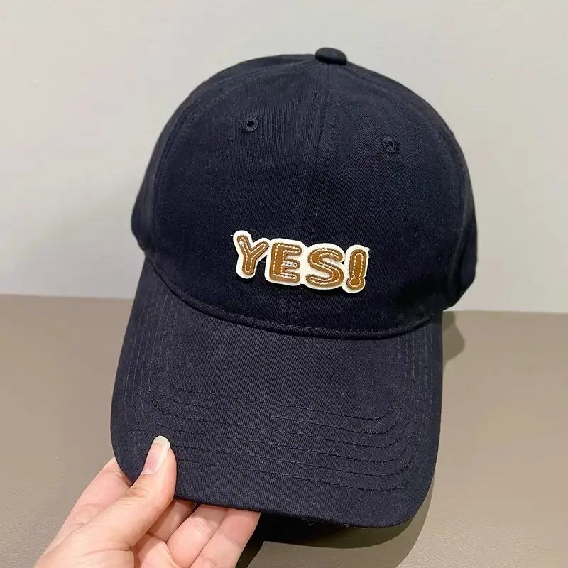 Maroon YESI Embroidered Baseball Cap for Women — feature 1