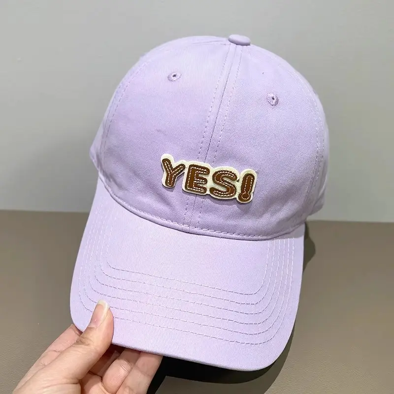 Maroon YESI Embroidered Baseball Cap for Women — feature 3