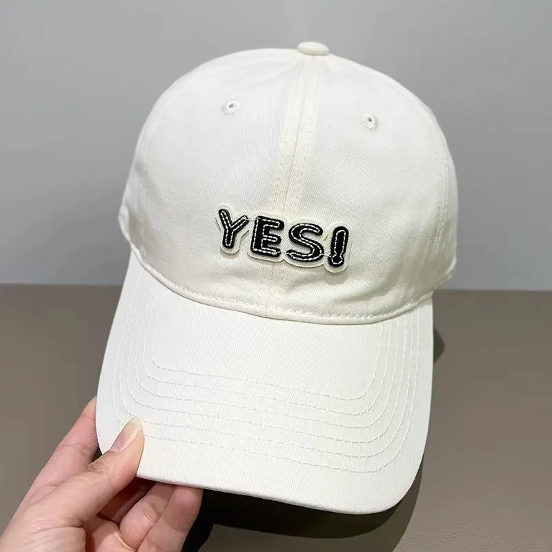 Maroon YESI Embroidered Baseball Cap for Women — feature 4