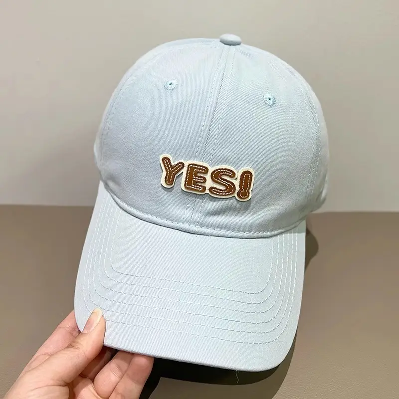 Maroon YESI Embroidered Baseball Cap for Women — feature 5