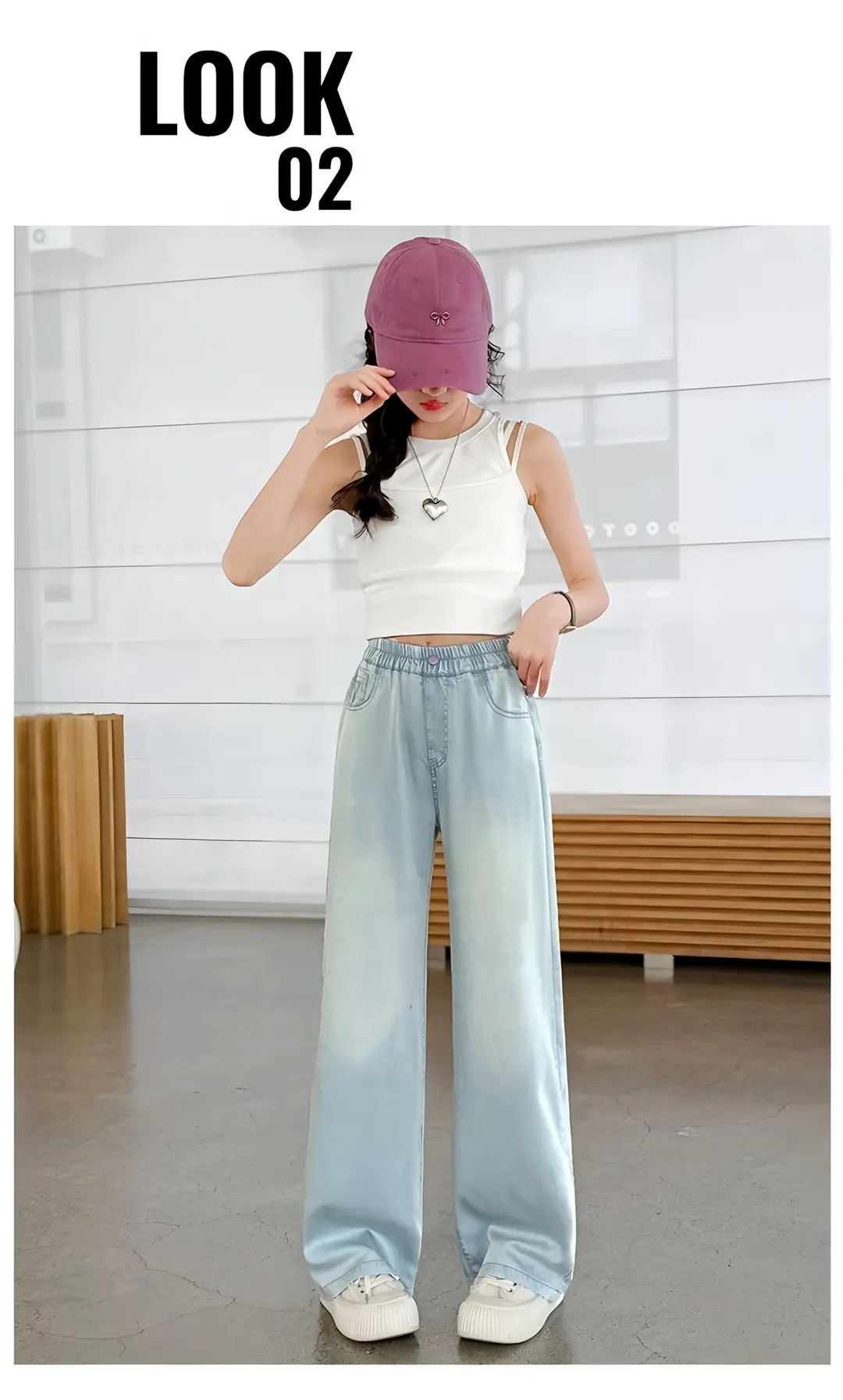 Girls' Tencel Jeans Summer 2026 New Style Junior High School Girls' Thin Pants Mosquito-Proof Pants for Older Girls — feature 12