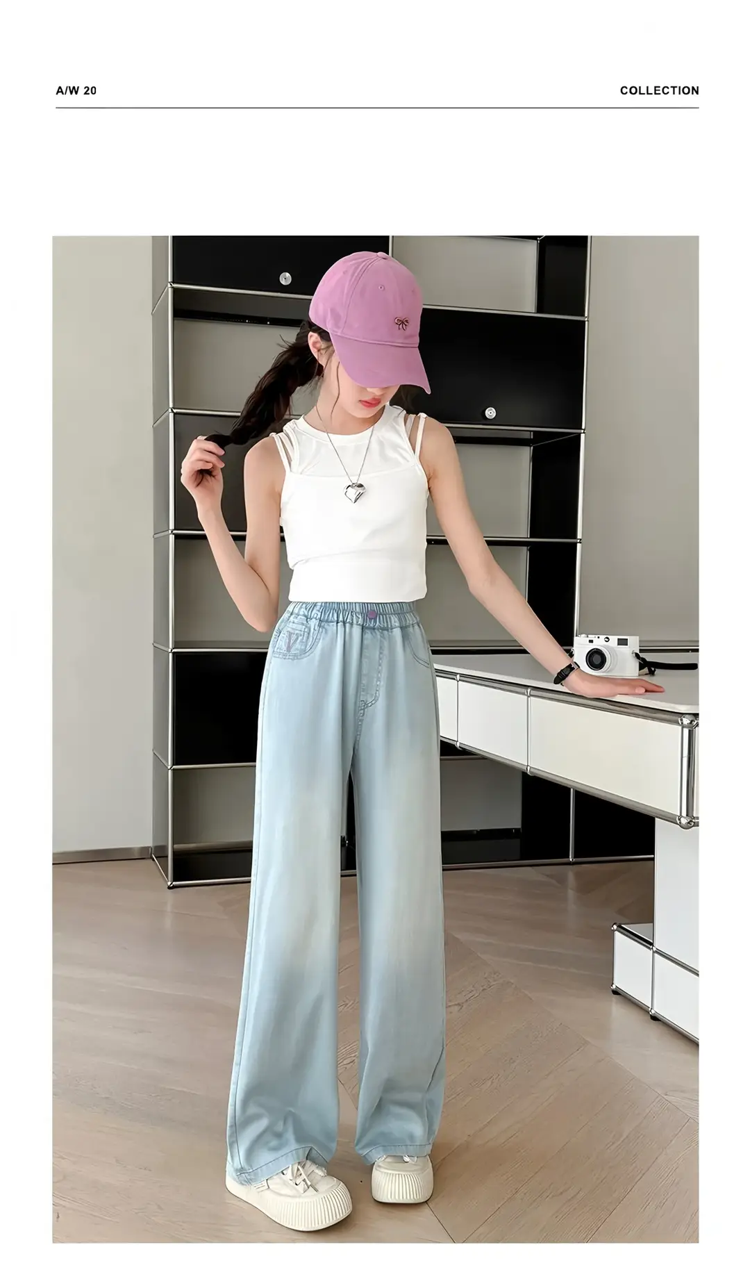 Girls' Tencel Jeans Summer 2026 New Style Junior High School Girls' Thin Pants Mosquito-Proof Pants for Older Girls — feature 9