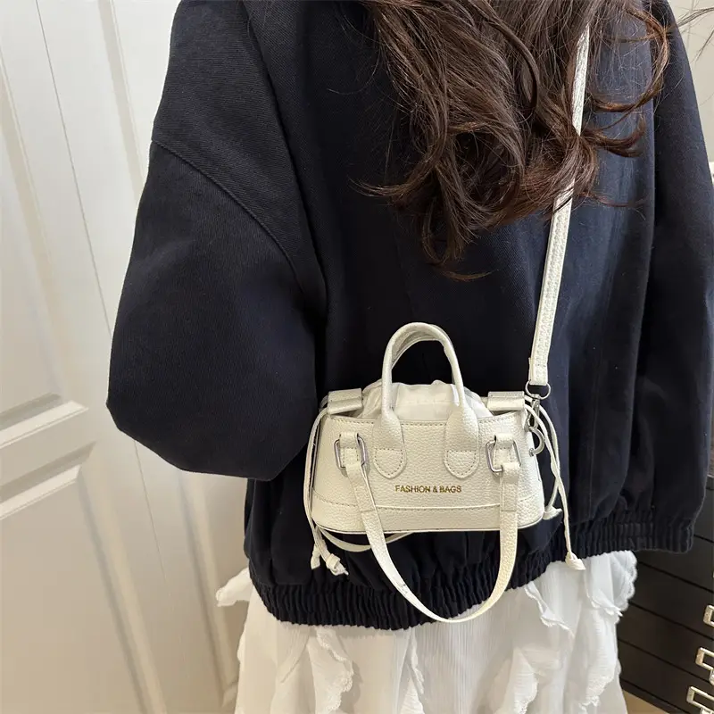 Pink Leather Shoulder Bag for Women 2025 New Style - Image 6