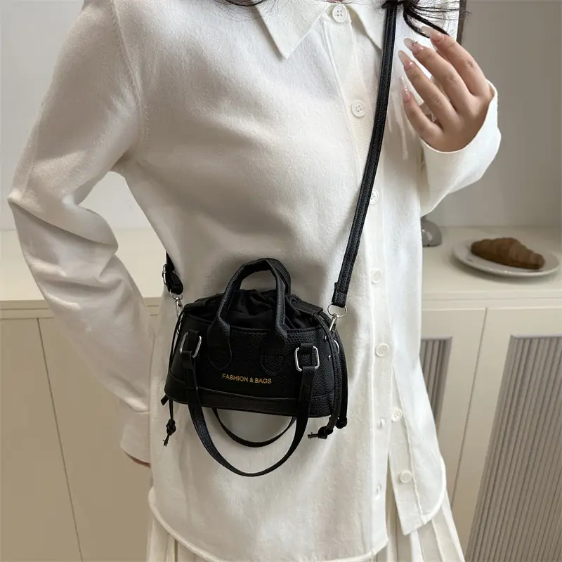 Pink Leather Shoulder Bag for Women 2025 New Style - Image 7