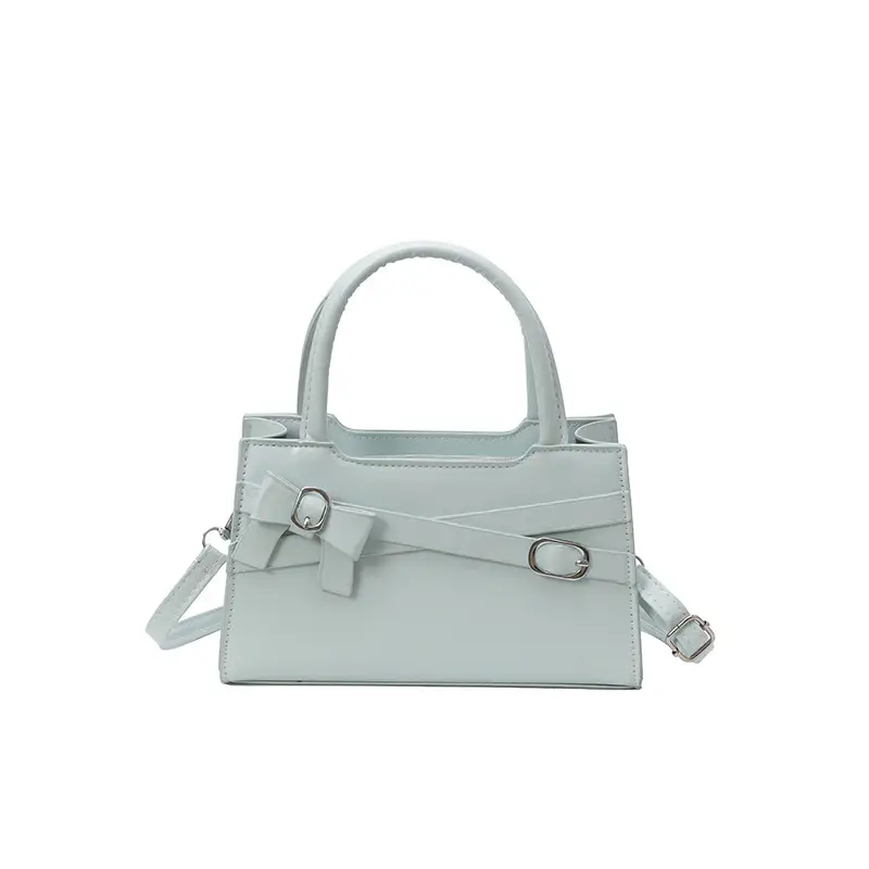 Light Blue High-end Bow Shoulder Bag for Women - Image 9