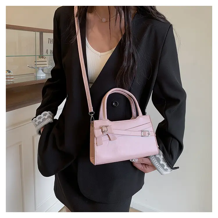 Light Blue High-end Bow Shoulder Bag for Women — feature 14
