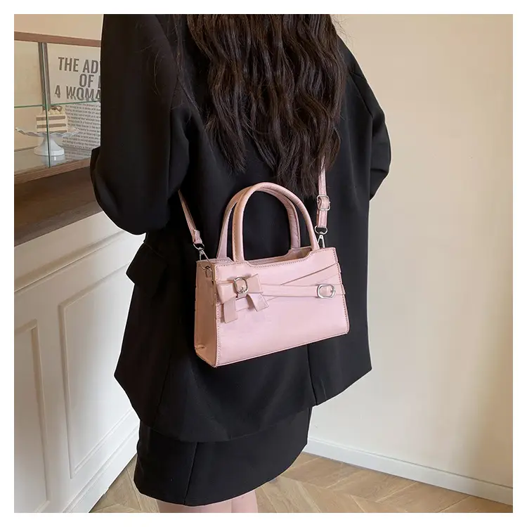 Light Blue High-end Bow Shoulder Bag for Women — feature 16