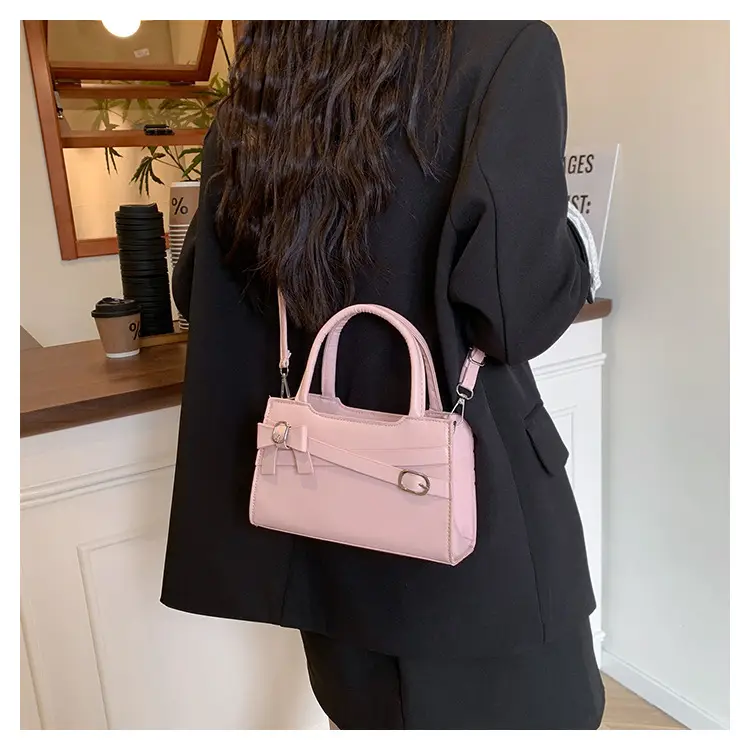 Light Blue High-end Bow Shoulder Bag for Women — feature 17
