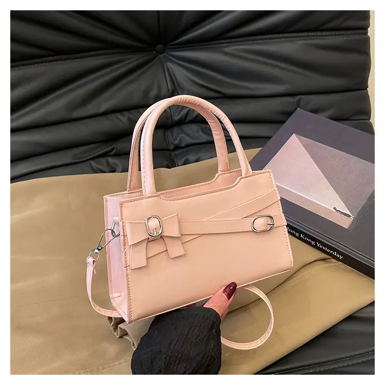 Light Blue High-end Bow Shoulder Bag for Women — feature 18