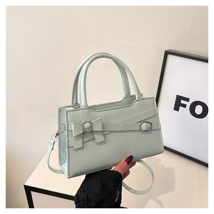 Light Blue High-end Bow Shoulder Bag for Women — feature 21