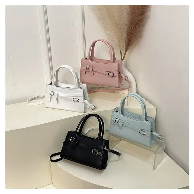 Light Blue High-end Bow Shoulder Bag for Women — feature 22