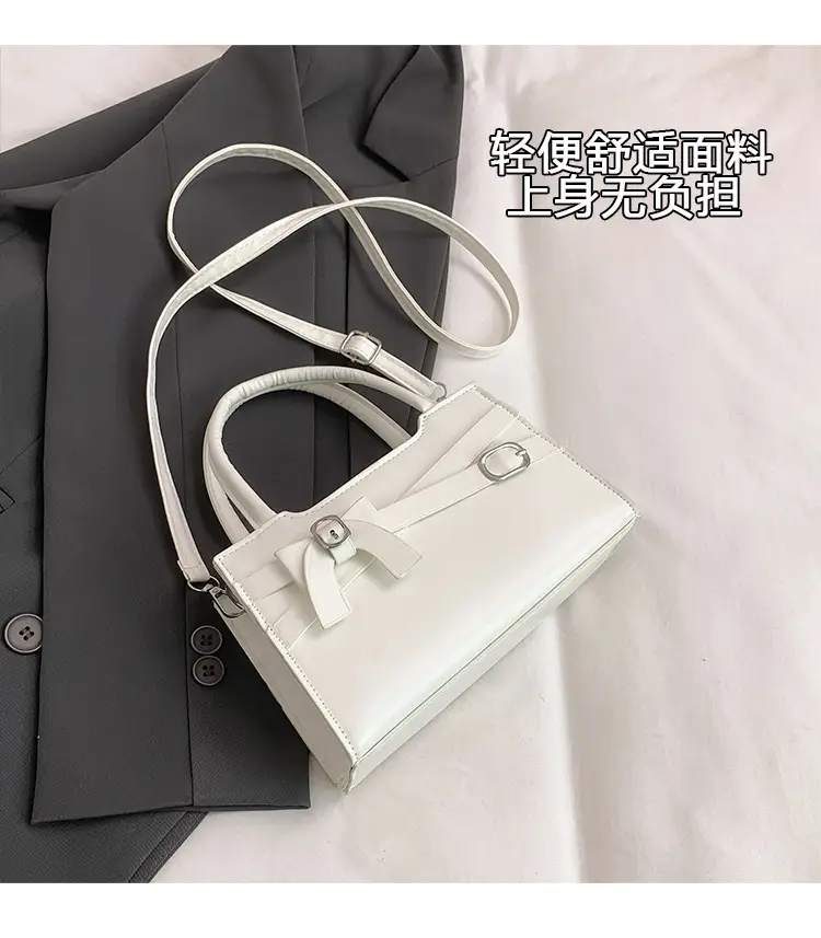 Light Blue High-end Bow Shoulder Bag for Women — feature 3