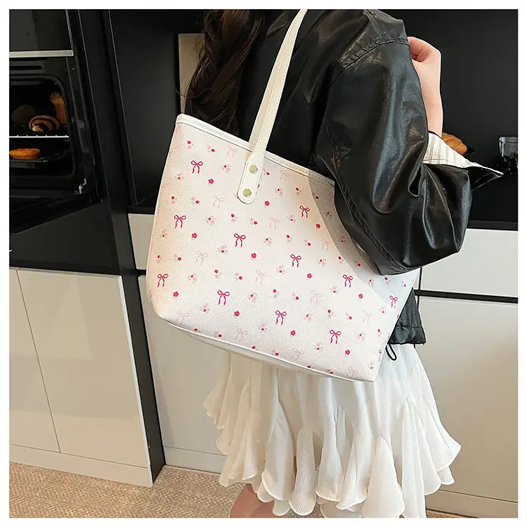 Women Printed Crossbody Tote Bag Large Capacity Sweet Design — feature 14