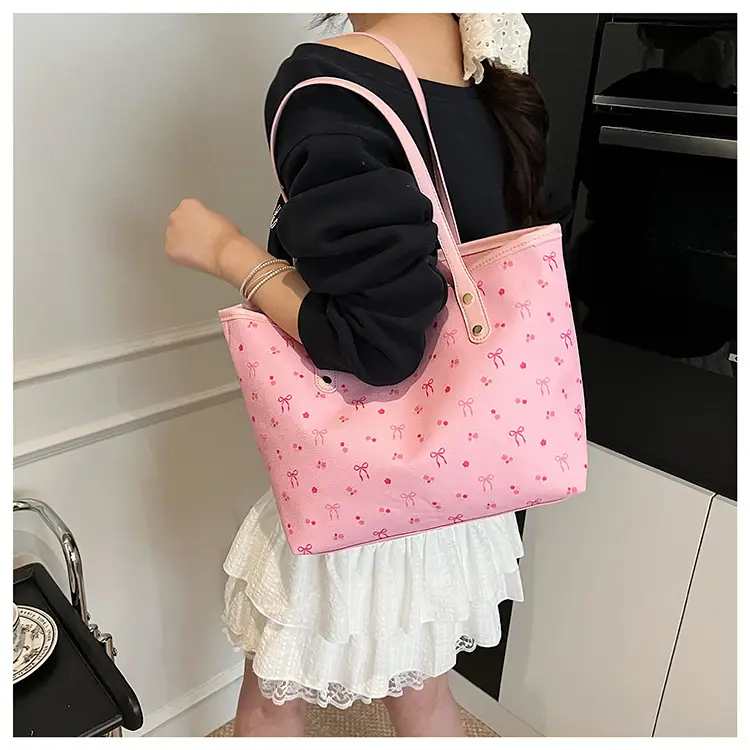 Women Printed Crossbody Tote Bag Large Capacity Sweet Design — feature 17