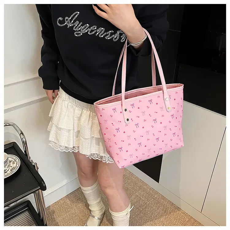 Women Printed Crossbody Tote Bag Large Capacity Sweet Design — feature 20
