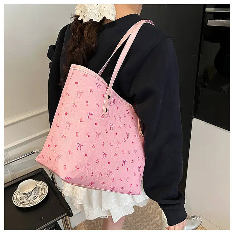 Women Printed Crossbody Tote Bag Large Capacity Sweet Design — feature 21