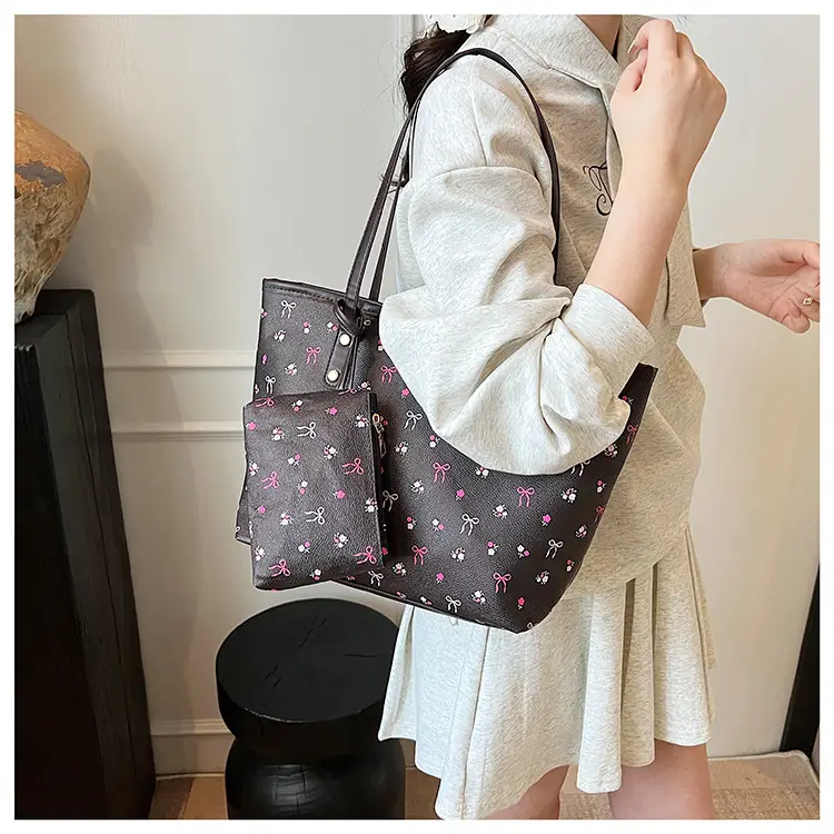 Women Printed Crossbody Tote Bag Large Capacity Sweet Design — feature 24