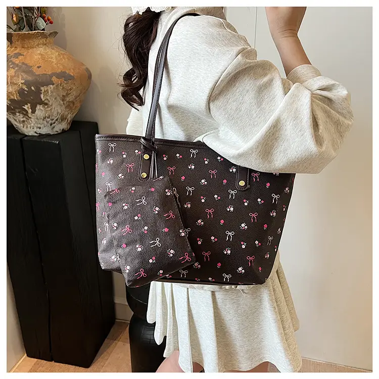 Women Printed Crossbody Tote Bag Large Capacity Sweet Design — feature 25