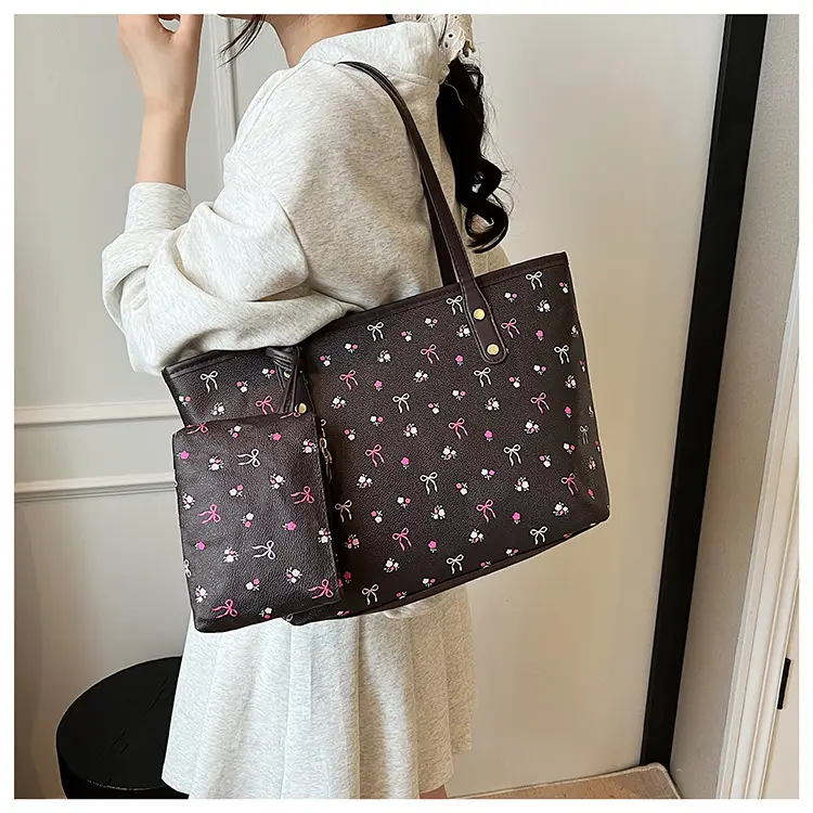 Women Printed Crossbody Tote Bag Large Capacity Sweet Design — feature 26