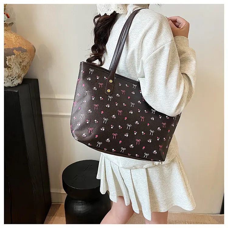 Women Printed Crossbody Tote Bag Large Capacity Sweet Design — feature 30