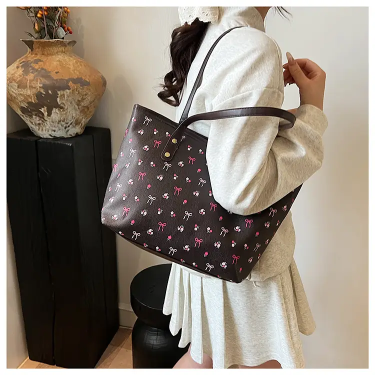 Women Printed Crossbody Tote Bag Large Capacity Sweet Design — feature 31
