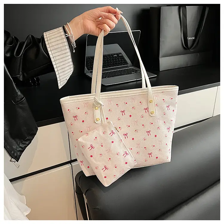 Women Printed Crossbody Tote Bag Large Capacity Sweet Design — feature 8