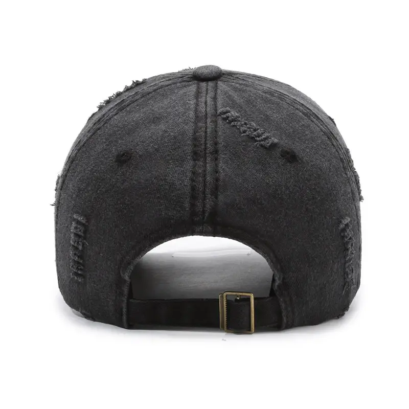 Maroon Distressed "BOSTOW" Embroidered Cap - Image 7