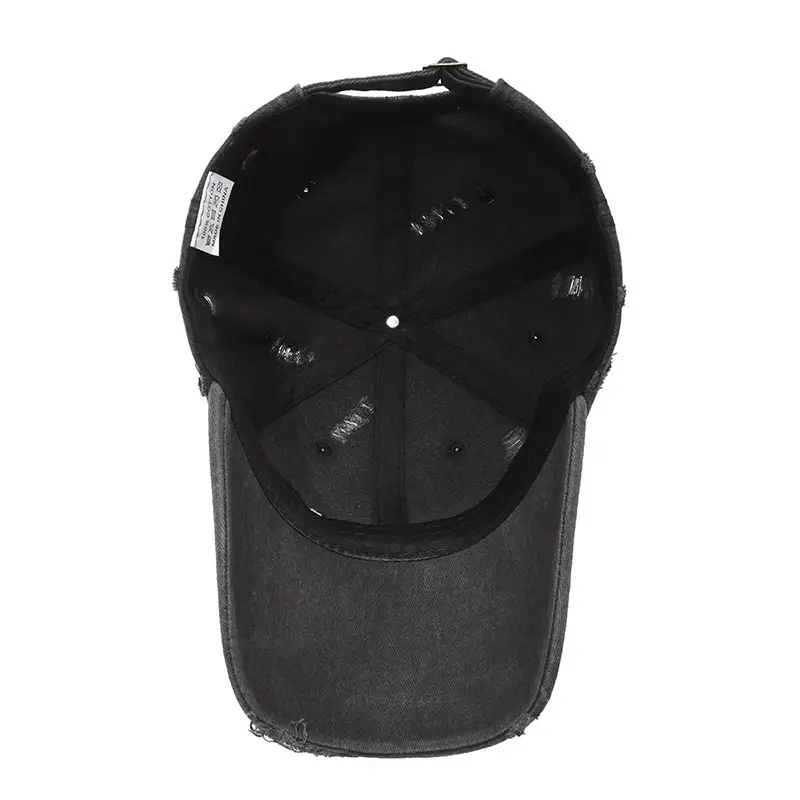 Maroon Distressed "BOSTOW" Embroidered Cap - Image 9