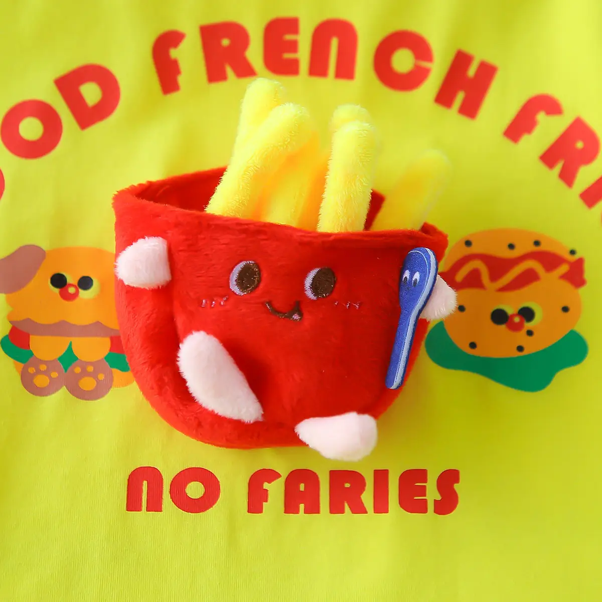 2025 Kids Cotton Fries T-Shirt Shorts Set — feature 16