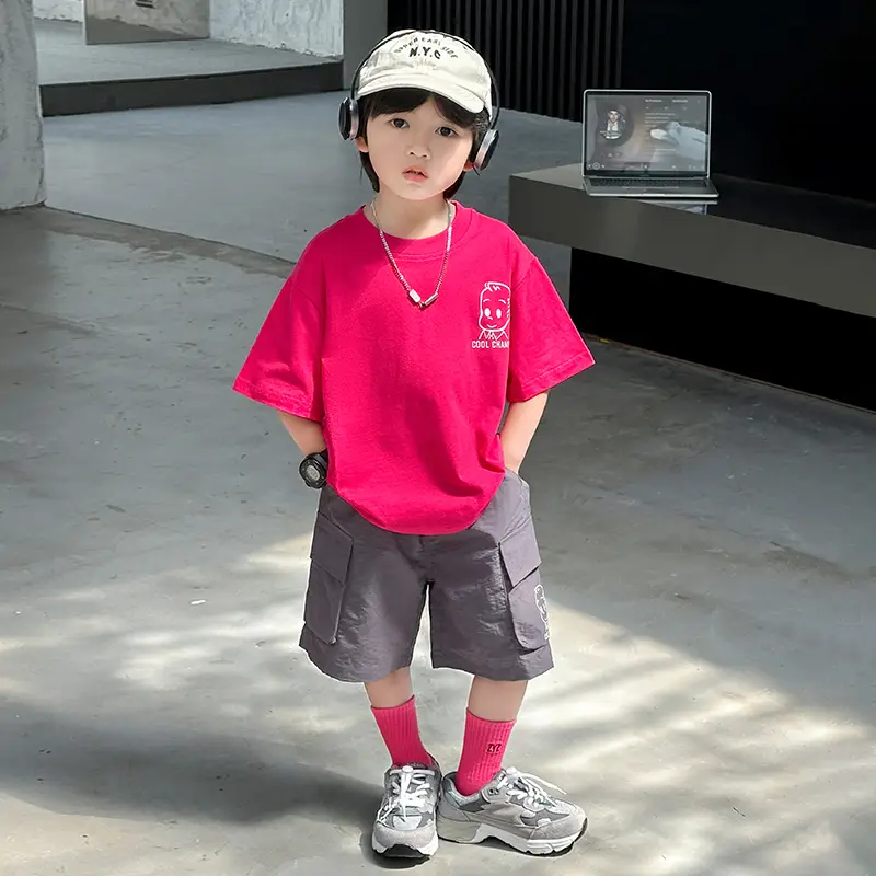 Boys Blue Cool Champs Short Sleeve T-Shirt 2025 - Image 6